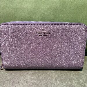 Kate Spade Sparkling Purple Wallet